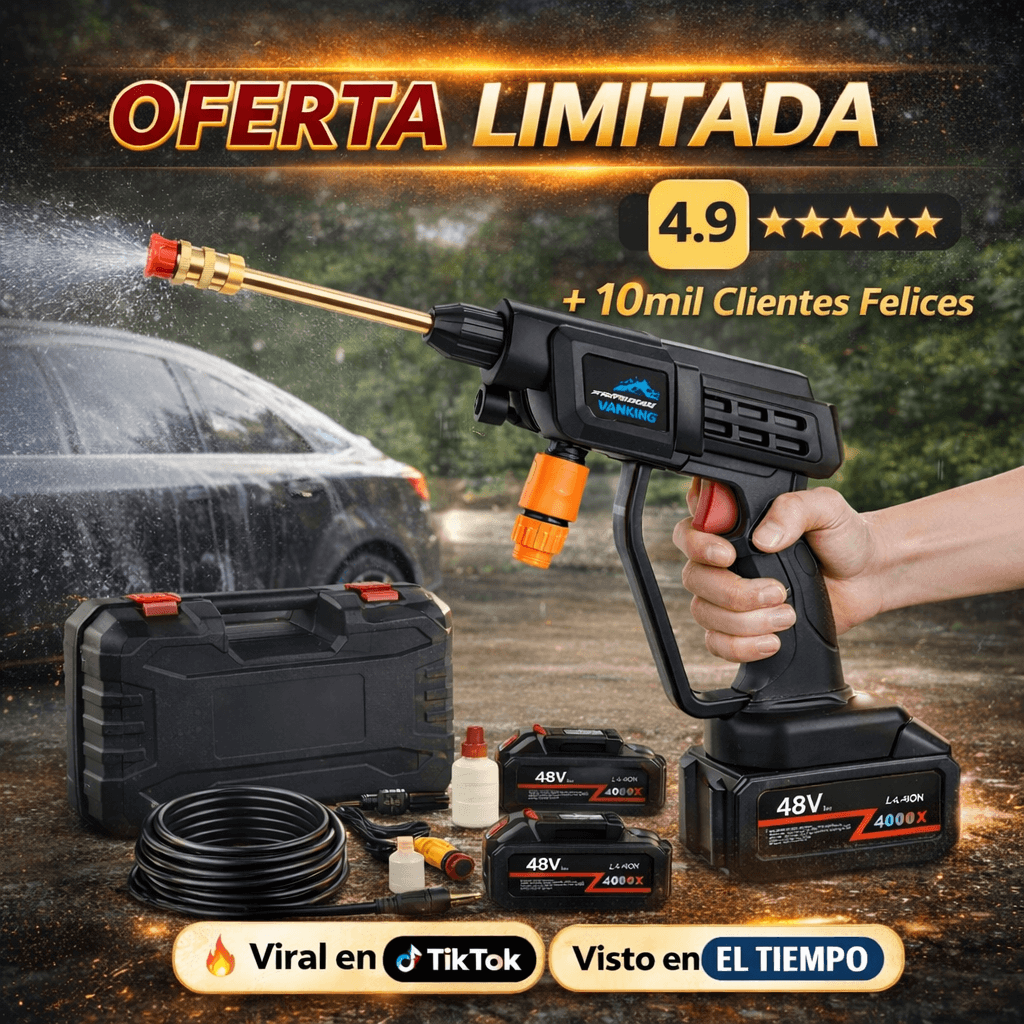 Hidrolavadora Portátil de Alta Presión